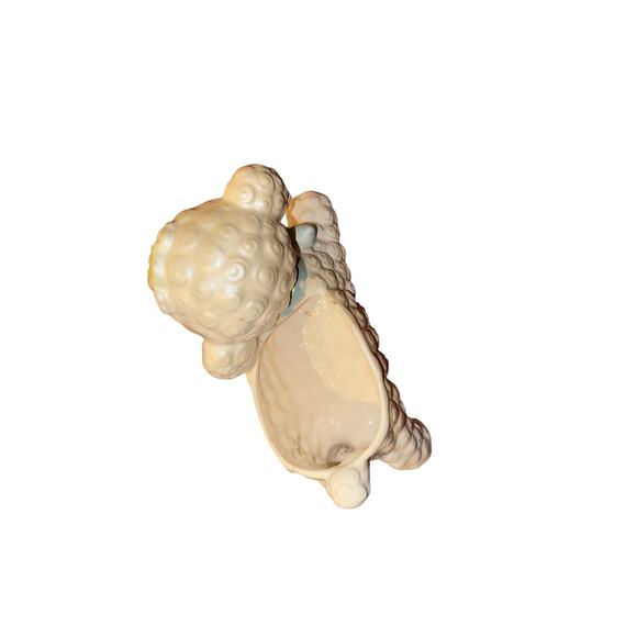 Vintage Rubens Lamb Planter Anthropomorphic Ceramic Pastel Nursery Decor Japan - Picture 4 of 12